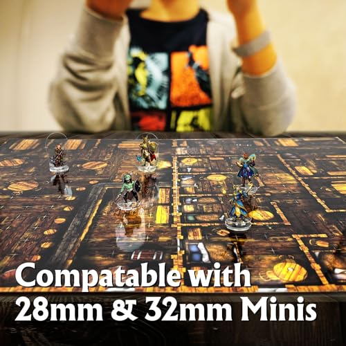 Arcknight The Cobblestone City Roleplaying Battlemaps; 16 Modular RPG Maps in 8 Double-Sided Pages, 1" Square Grid, Modular & Versatile Design for Tabletop Gaming - for Dungeons & Dragons, Pathfinder - style: Cobblestone City