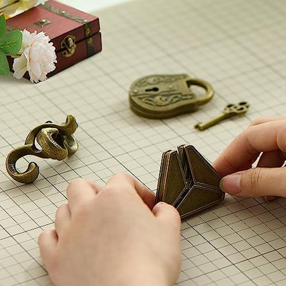Brain Teaser Puzzles- 3 PCS Metal Puzzles Kit Metal Cast Puzzle Games Toys | Unlock Interlock Puzzles Box Mind IQ Logic Test Disentanglement Games Toys for Adults School WP140A - color: Golden Puzzle, size: 3PCS (Gold)