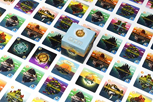 Tranquility Board Game - Set Sail for Paradise in This Silent Cooperative Adventure! Strategy Game, Family Game for Kids and Adults, Ages 8+, 1-5 Players, 15-20 Min Playtime, Made by Lucky Duck Games