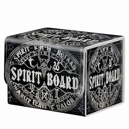 Strong Magnet Card Case Deck Box Mtg Card Box Playing Card Box Magic Deck Box Tcg Up to 200 Cards Creative Pattern Trading Card Storage Box for Collectible Card Games, A Black White Spirit Board - color: A Black White Spirit Board