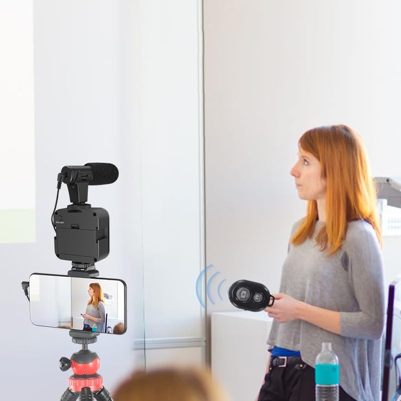 Octopus Tripod Microphone Fill Light Vlog Set Mobile Video Shooting Set