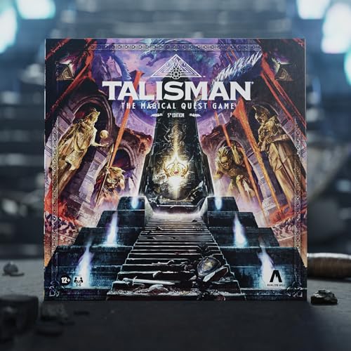 Avalon Hill Talisman: The Magical Quest Board Game, 5th Edition | Fantasy Tabletop Adventure Games | Ages 12 and Up | 2 to 6 Players | Roleplaying Strategy Games - style: Talisman