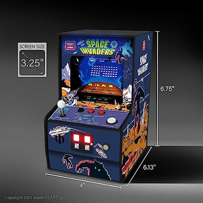 My Arcade Space Invaders Micro Player: Mini Arcade Machine Video Game, Fully Playable, 6.75" Collectible Premium Edition - style: Space Invaders