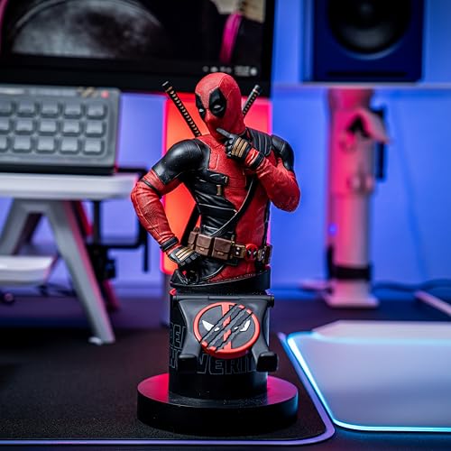 Cable Guys - Marvel Deadpool 3 R.E.S.T Gaming Accessories Holder & Phone Holder for Most Controller (Xbox, Play Station, Nintendo Switch) & Phone - style: Deadpool 3 R.E.S.T