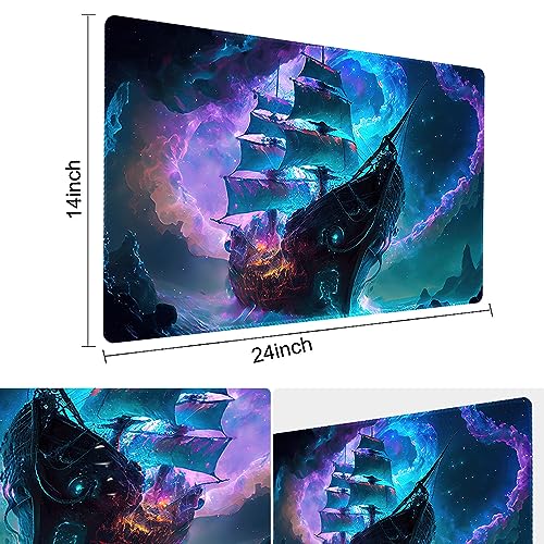 Board Game 14x24in TCG Playmat Compatible for CCG OCG DTCG PTCG MTG Play Mats,Mouse pad Desk Mats (MTG2-No Zone) - color: Mtg2-no Zone