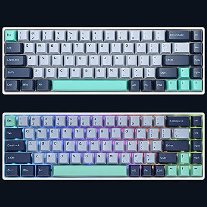 171 Keys PBT Custom Gaming Keycaps Double Shot Cherry Profile for ANSI US Layout 60% 65% 75% Mechanical Keyboard(Hammerhead Shark) - color: Hammerhead shark