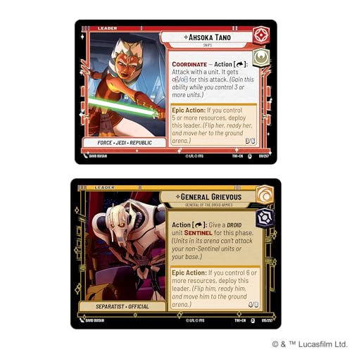 Star Wars: Unlimited TCG Twilight of the Republic Starter Set | Master the Clone Wars! Trading Card Game for Kids & Adults, Ages 12+, 2 Players, 20 Mins