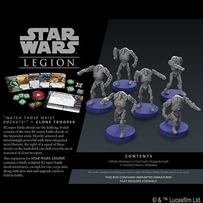 Star Wars: Legion B2 Super Battle Droids Unit Expansion - Unleash Devastating Power! Tabletop Miniatures Strategy Game for Kids & Adults, Ages 14+, 2 Players, 3 Hr Playtime, Made by Atomic Mass Games - style: Separatist Alliance Expansions: B2 Super Battl