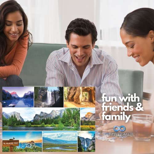 Yosemite National Park Puzzle 1000 Piece Jigsaw for Adults | Featuring El Capitan, Half Dome, Yosemite Falls & more - for national park lovers - style: Yosemite Puzzle 1000pc