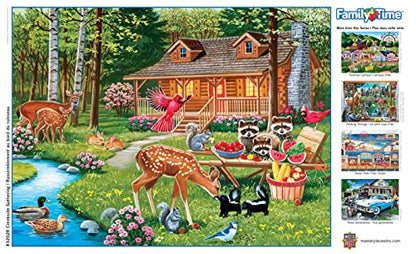 MasterPieces 400 Piece Jigsaw Puzzle for Adults, Family, Or Youth - Creekside Gathering - 18"x24" - style: Creekside Gathering