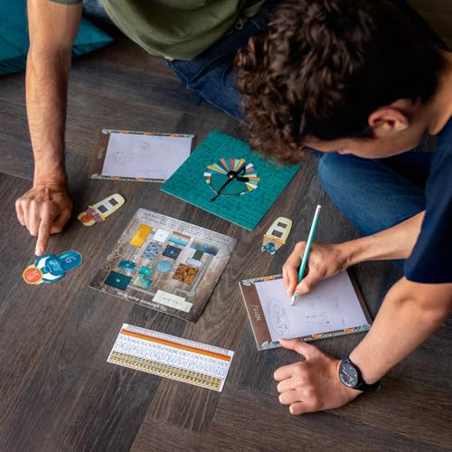 Talking Tables Crack THE CASE Egyptian Escape Room Game Pharaoh`s Curse Escape Room Game Ancient Egypt Themed Family Games for Kids Teens Puzzles Clues Brain Teaser Puzzles Ages 9+ 1-6 Players