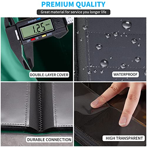 Card Binder, 360 Pockets Upgraded Trading Card Binders, Cards Collection Binder 9 Pocket, Side Loading Yugioh Binder Book Holder for MTG, TCG, Sport, Football, Baseball Collector Cards - Green - color: Green