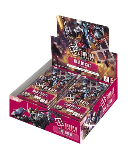 Bandai (BANDAI) Gundam Card Game Booster Pack Dual Impact [GD02] (Box) 24 Packs Included