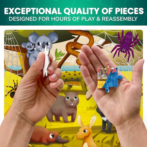 Puzzles for Kids Ages 4-6 - 4 x 60 Piece Jigsaw Puzzles for Toddlers 3-5 | Polar, Birds and Animals - Educational Kids Puzzles Ages 6-8 - Learning Gift Game for Children and Toddlers - color: 4x60 Birds