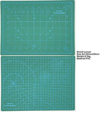 Gundam Model Builder's Cutting Mat 12"x9"(A4) - size: 12"L x 9"W