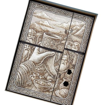 Organizer for A Feast for Odin Unofficial – Includes Token Trays, Card Storage & Player Components – Fast Setup & Cleanup – Fits Base Game (and Norwegians Expansion)