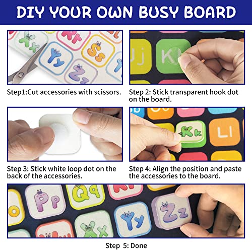 LearnToy Busy Board - Dinosaur Montessori Toys for 3 4 5 Year Old - Sensory Toys for Autistic Children - Toddler Travel Toys - Busy Book for Toddlers Activities as Boys Girls Gift | Sensory Toys for Autistic Children - Toddler Travel Toys - Busy Book for