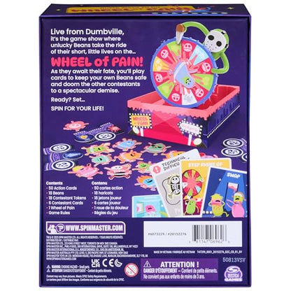 Spin Master Games Dumb Ways to Die: Wheel of Pain Board Game | Hilarious Survival Game, Spin The Wheel And Try To Keep Your Bean Alive, For 2-6 Players, Ages 12 & Up - style: Dumb Ways to Die: Wheel of Pain Game