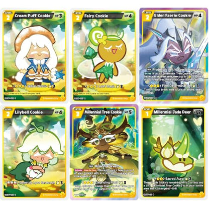 CookieRun TCG: Starter Deck - Tree of Life - Yellow Legendary Cookie Millennial Tree, Ready-to-Play Character Deck, Braverse Trading Card Battle Game - color: Yellow
