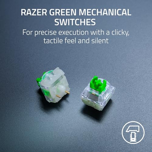 Razer BlackWidow V4 X Mechanical Gaming Keyboard, Zenless Zone Zero Edition | Green Switches Tactile & Clicky, 6 Macro Keys, Chroma RGB, Doubleshot ABS Keycaps, Sound Dampening & Stabilizers - color: Zenless Zone Zero Edition
