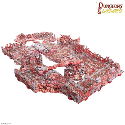 Dungeons & Lasers: PrismaCast Pre-Painted Terrain - BELLY OF THE BEAST: PRE-PAINTED