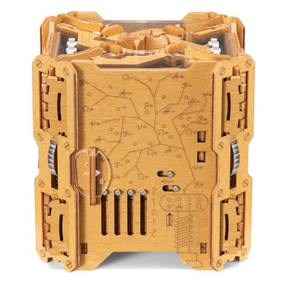 Puzzle Potato Tesla Box - Electronic Puzzle Box - Escape Room Game in a Box - Brain Teaser - 3D Wooden Puzzle for Adults - Money Puzzle Box for Cash Gift - Birthday GiftBox MoneyBox - color: Tesla Box