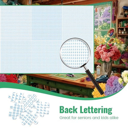300 Large Piece Puzzles for Adults,Fun Cute Puppy Jigsaw Puzzle for Seniors | Flower Arranger's Shed Puzzle,Interlock Perfectly Letter on Back No Dust,Challenging Activity Games Puzzle Gifs(20.5 x 15 in) - style: dog