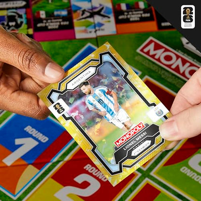 Monopoly Panini Prizm: FIFA World Cup Game I Soccer Board Game with Monopoly Panini Prizm FIFA World Cup 2026 Trading Cards I Ages 8+ - style: Monopoly Panini Board Game