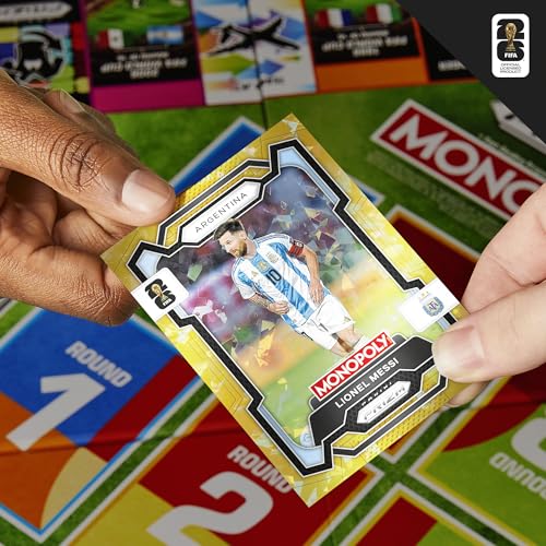 Monopoly Panini Prizm: FIFA World Cup Game I Soccer Board Game with Monopoly Panini Prizm FIFA World Cup 2026 Trading Cards I Ages 8+ - style: Monopoly Panini Board Game
