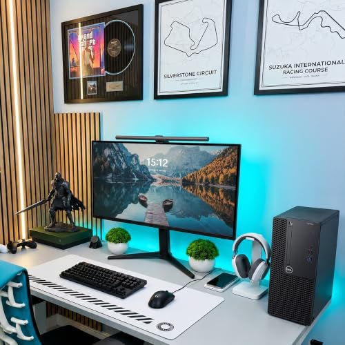 Dell Gaming Tower Desktop PC – Intel Core i7-7700 – 16GB RAM – 256GB SSD – 500GB HDD – GeForce GT 1030 – 22" Monitor – Keyboard & Mouse – Windows 11 Pro – Gaming Computer (Renewed)
