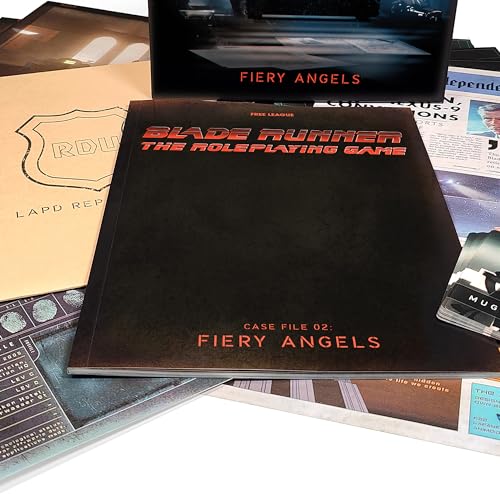 Free League Publishing Blade Runner RPG Case File 02: Fiery Angels, Roleplaying Game Boxed Set - style: Case File 02