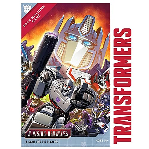 Renegade Game Studios Transformers Deck-Building Game: A Rising Darkness | Standalone Expansion for 1-5 Players, Ages 14+, Decepticon Themed Card Game, 45-90 Min Playtime, Competitive or Co-op