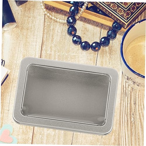 Dice Organizers Storage Portable Tin Box Lid with Foam Liner Small Dice Storage Case for Games Metal