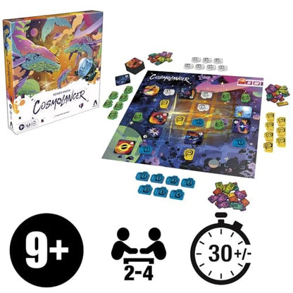 Cosmolancer Board Game | A Strategy Game by Reiner Knizia | Ages 9 and Up | 2 to 4 Players | 30 Mins. | Family Games for Kids, Teens, and Adults