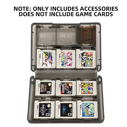 3DS Game Holder Card Case, 28-in-1 Game Holder Card Case Compatible with Nintendo NEW 3DS / NEW 3DS XL / 3DS / 3DS XL / DSi / DSi XL / DS / NEW 2DS /NEW 2DS XL / 2DS/ 2DS XL Catridge Storage Box (Black) - color: Black