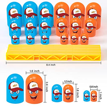 Upgraded Tic Tac Toe Strategy Board Game for Kids,Adults and Families,Head to Head Game – Family Game Night,Camping & Travel Toy,Fun & Educational
