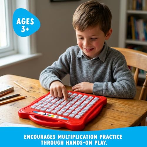 Small World Toys Multiplication Machine Math Game for Kids 3+ | Montessori math toy for kindergarten, homeschool & classroom. Hands-on learning gift that builds multiplication skills. - style: Multiplication