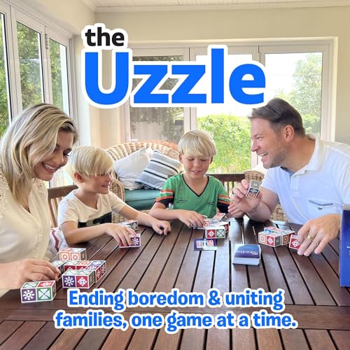 The Uzzle 3.0 Board Game, Family Board Games for Children & Adults, Block Puzzle Games for Ages 4+ - style: Uzzle 3.0