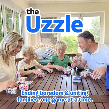 The Uzzle 3.0 Board Game, Family Board Games for Children & Adults, Block Puzzle Games for Ages 4+ - style: Uzzle 3.0