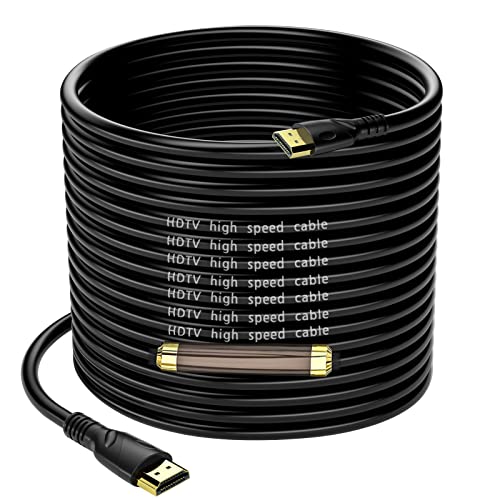 4K HDMI Cable 85ft,Long HDMI 2.0 Cord,High Speed HDMI Cables,18gbps,Gold Plated Connector, Ethernet Audio Video Return,Video 4K,Ultra HD,1080p,3D,for Xbox, ARC,Laptop,PS3,PS4,PS5, HDTV etc. - size: 85FT