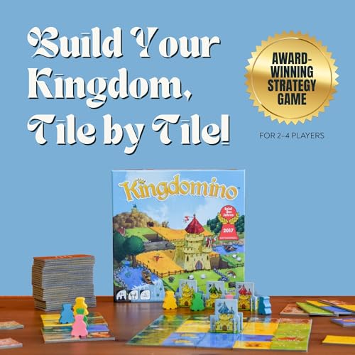 Blue Orange Games Kingdomino Award Winning Family Strategy Board Game, 2-4 players - style: Single