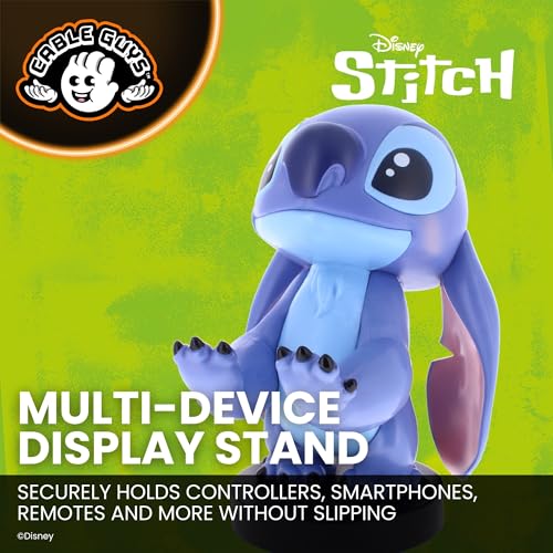 Cableguys Stitch Controller Holder & Phone Stand - Gaming Setup Accessories for Desk and Game Room, Controller Stand Compatible with Xbox, PlayStation & Most Standard Game Controllers