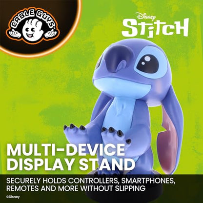 Cableguys Stitch Controller Holder & Phone Stand - Gaming Setup Accessories for Desk and Game Room, Controller Stand Compatible with Xbox, PlayStation & Most Standard Game Controllers