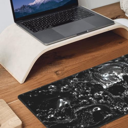 Skull Mouse Pad XL Large Mousepad Non Slip Rubber Base Desk Mat for Laptop Computer Gaming 31.5" X 12" - color: Skull