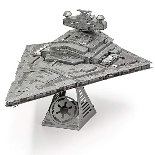 Metal Earth Puzzle 3D Destroyer Imperial Star Wars Metal Jigsaw Puzzles Buildable Model Kits for Adults Challenging Level 6.7 X 9.73 X 7.39 Inches