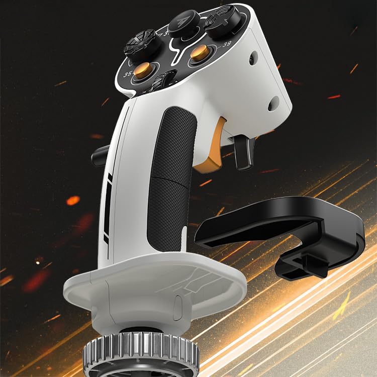 Thrustmaster Sol-R2 HOSAS Dual Space Combat Flight Joystick Set - PC | 88 programable actions buttons, 2 detachable grips, 2 throttles, zero drift, interchangeable rests, backlit sci-fi design - style: Sol-R2 HOSAS