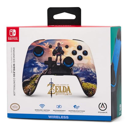 PowerA Enhanced Wireless Controller for Nintendo Switch/Switch 2 / Switch Lite/OLED Model - Kingdom of Hyrule - Gamepad, game controller, Officially Licensed - color: Kingdom of Hyrule