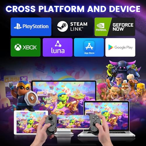 Serafim S3 Mobile Gaming Controller for iPhone 15/16/17 & Android - Hall Effect Joystick USB-C Gamepad, MFi Certified, Passthrough Charging, Fits Phone Cases up to 3mm, Low Latency for Xbox Game Pass