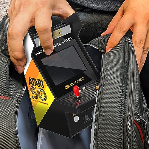 My Arcade Atari Micro Player Pro: 100 Arcade Games, 6.8" Portable Game | Retro Gaming, Atari 2600, Arcade Classics - style: Atari