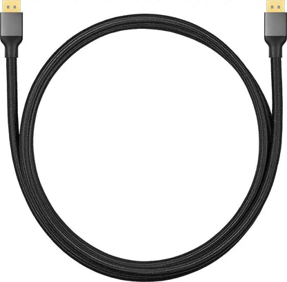 INSIGNIA Universal Video & Audio Cables and Adapters – HDMI, DisplayPort, USB-C, Mini HDMI, Mini DisplayPort & RCA Converter, 4K/8K High-Speed for TV (16K Displayport Cable, 6 ft) - size: 6 ft, style: 16K Displayport Cable